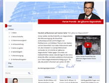 Tablet Screenshot of glaeserner-abgeordneter.de
